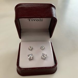 NIB 2 pairs Tivoli stud earrings